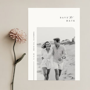 Simple Photo Save the Date Announcement Card