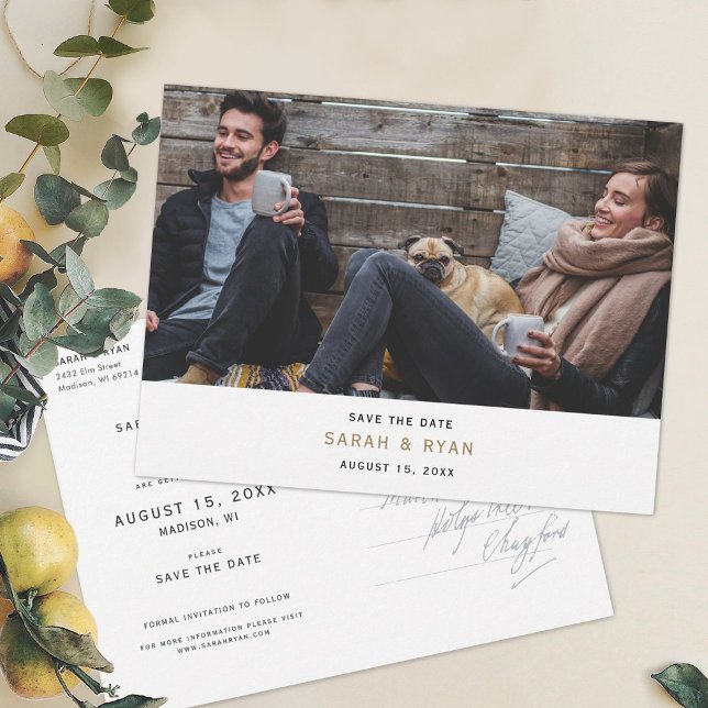 Simple Photo Save the Date Postcards (Creator Uploaded)