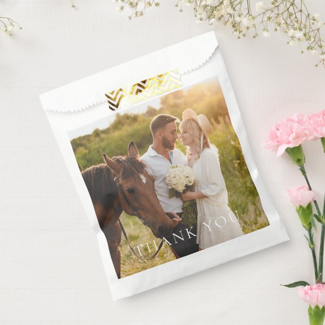 Simple Photo Thank You Favour Bag (Sealed)