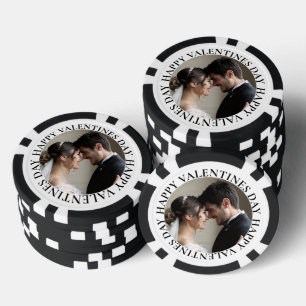 Simple Photo Valentine's Day  Poker Chips
