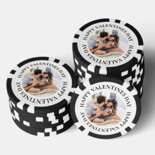 Simple Photo Valentine's Day Poker Chips