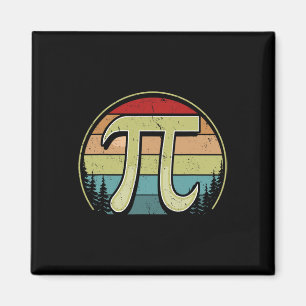 Simple Pi Symbol National Pi Day Men Women Math Te Magnet