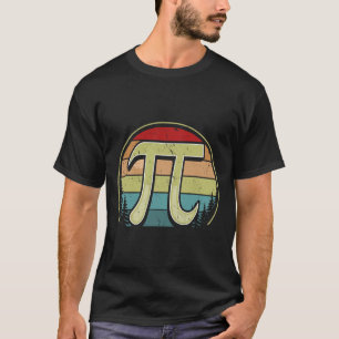 Simple Pi Symbol National Pi Day Men Women Math Te T-Shirt