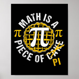 Simple Pi Symbol Shirt National Pi Day Gift  Poster