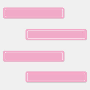 Simple Pink and White Blank Border Template