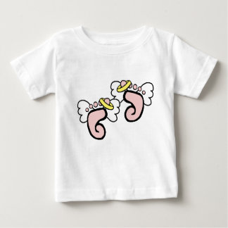 Simple Pink Feet Baby T-Shirt