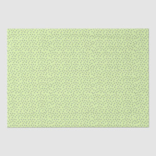 Simple pink Polka Dots with Light Green Background Tissue Paper