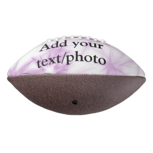Simple pink purple glitter sparkle add name text t football