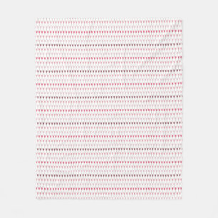 Simple Pink Tulip Pattern Fleece Blanket
