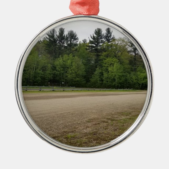 Simple Places Metal Ornament (Front)