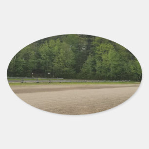 Simple Places Oval Sticker