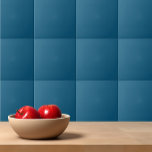 Simple plain Blue Sapphire solid colour Ceramic Tile<br><div class="desc">Simple plain Blue Sapphire solid colour design.</div>