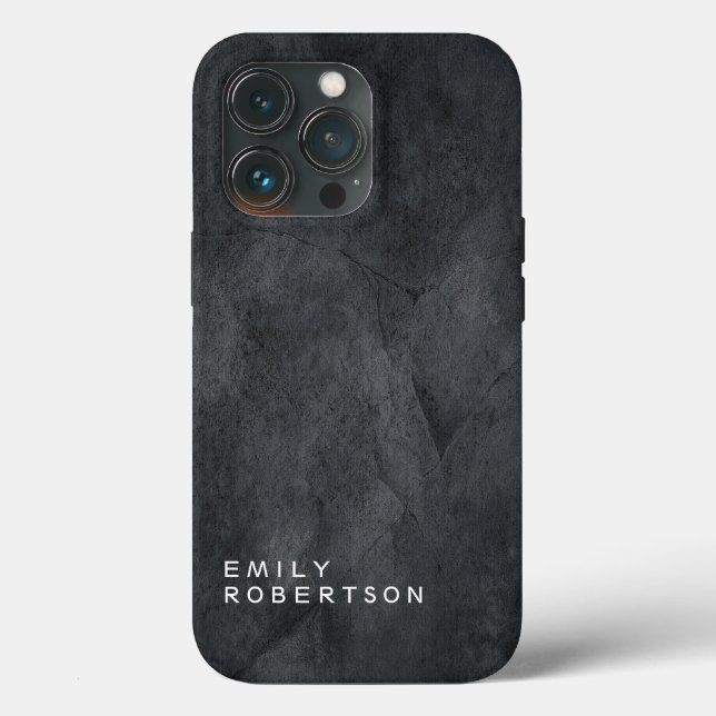 Simple Plain Grey Trendy Modern Minimalist Case-Mate iPhone Case (Back)