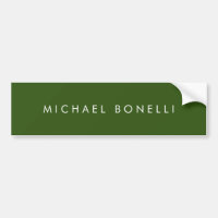 Simple Plain Minimal Elegant Modern Forest Green