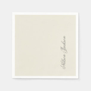 Simple Plain Minimalist Elegant Modern Pastel Napkin