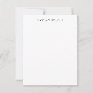 Simple Plain Modern Elegant Card