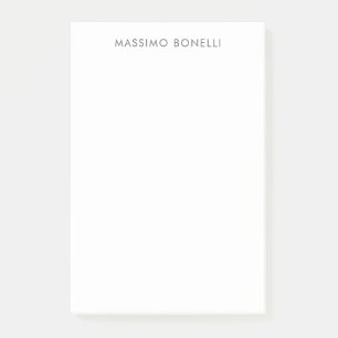 Simple Plain Modern Elegant Post-it Notes