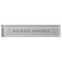 Simple Plain Modern Elegant Silver Grey