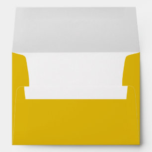Simple Plain Mustard Yellow Envelope