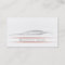 Simple Plain Red Maroon Line Car Business Card
