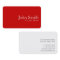 Simple Plain Red Talent Agent Business Card