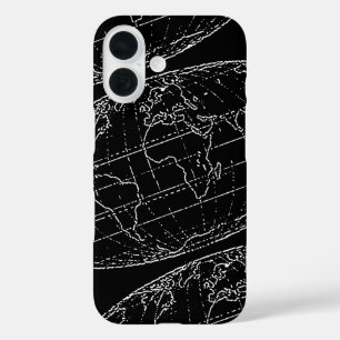 simple planisphere / maps iPhone 16 case