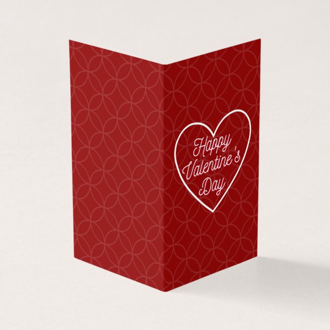 Simple Platonic Valentine Notecard 25pk (Outside)