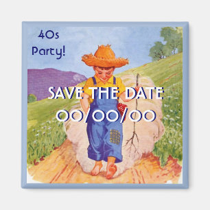 Simple Pleasure Save-the-Date Magnet