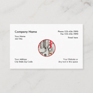 Simple Plumber Classic Business Cards