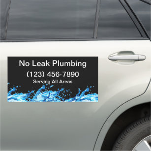 Simple Plumbing Services Car Magnet