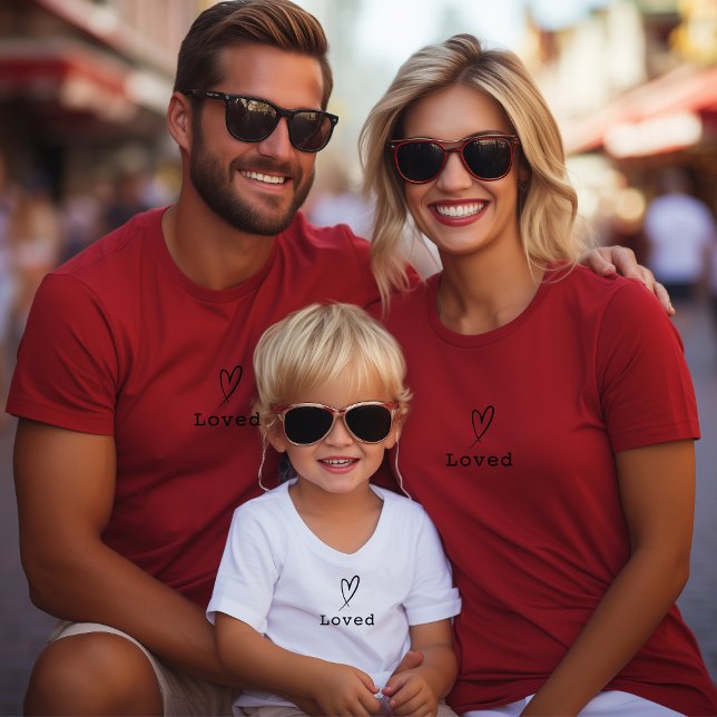 Simple pocket heart and text custom Valentine T-Shirt (Creator Uploaded)