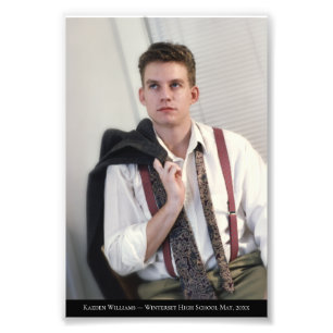 Simple Portrait Caption 1 Photo Enlargement