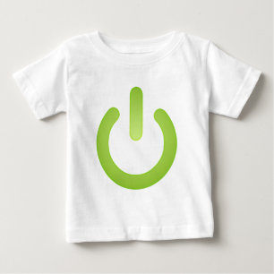 Simple Power Button Baby T-Shirt