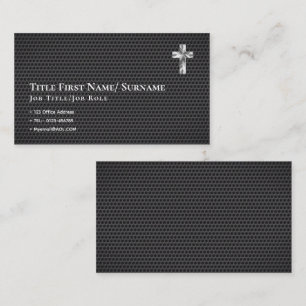 Simple Priest Pastor Minister Deacon Clergy Faith Business Card