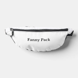 Simple Professional 14.5" x 6" Print Cut Sew Bum Bags