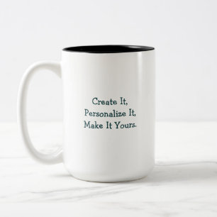 Simple Professional 15oz Two Tone Coffee Mug
