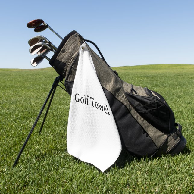 Simple Professional 16" x 24" Golf Towel (Green)
