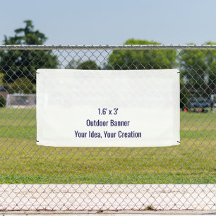 Simple Professional 1.6' x 3' Outdoor Banner
