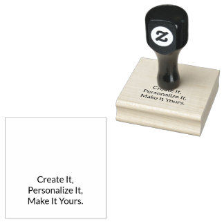 Simple Professional 2.5" x 2.5" Rubber Stamp
