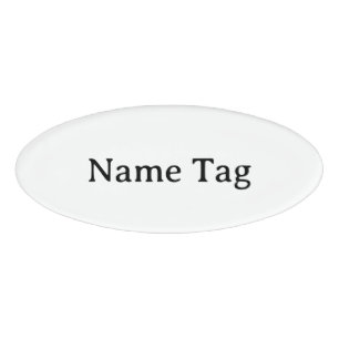 Simple Professional 3" x 1.125" Name Tag