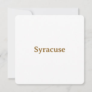 Simple Professional 5.25" x 5.25" Rounded Flat Thank You Card