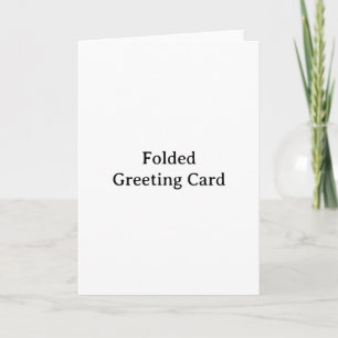 Simple Professional 5" x 7" Folded Greeting Card