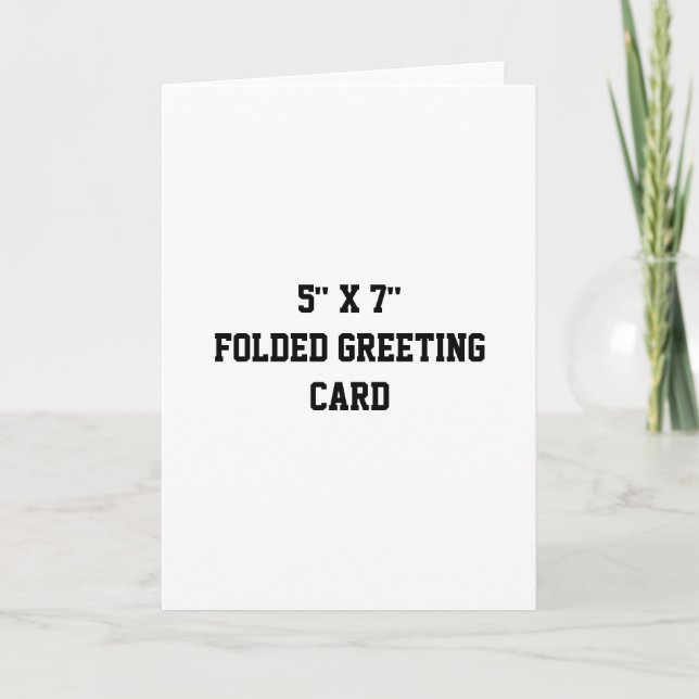 Simple Professional 5" x 7" Folded Greeting Card (Front)