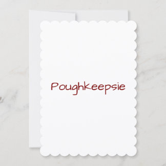 Simple Professional 5" x 7" Scalloped Flat Thank You Card