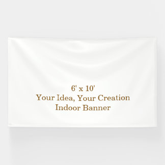 Simple Professional 6' x 10' Indoor Banner