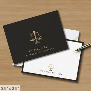 Simple Professional Attorney Lawyer Legal Card