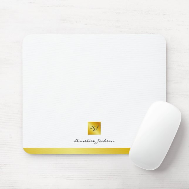 Simple Professional Branding Business Mouse Pad (With Mouse)