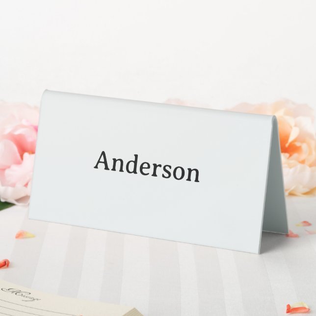 Simple Professional Business 6" X 3" Plastic  (In SItu (Wedding))