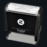 Simple Professional Business Address Self-inking Stamp<br><div class="desc">Modern business self-inking return address stamp featuring a simple, minimalist design with four lines of text for your name and address in a sans serif font. A basic design that still comes across as professional. This self inking return address stamp is a great way to add a professional touch to...</div>