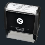 Simple Professional Business Address Self-inking Stamp<br><div class="desc">Modern business self-inking return address stamp featuring a simple, minimalist design with four lines of text for your name and address in a sans serif font. A basic design that still comes across as professional. This self inking return address stamp is a great way to add a professional touch to...</div>